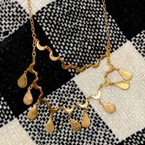 Gold two layer necklace